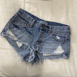 We The Free Loving Good Vibrations Cutoffs sz 24